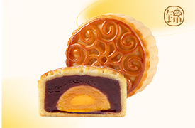 广式豆沙蛋黄月饼